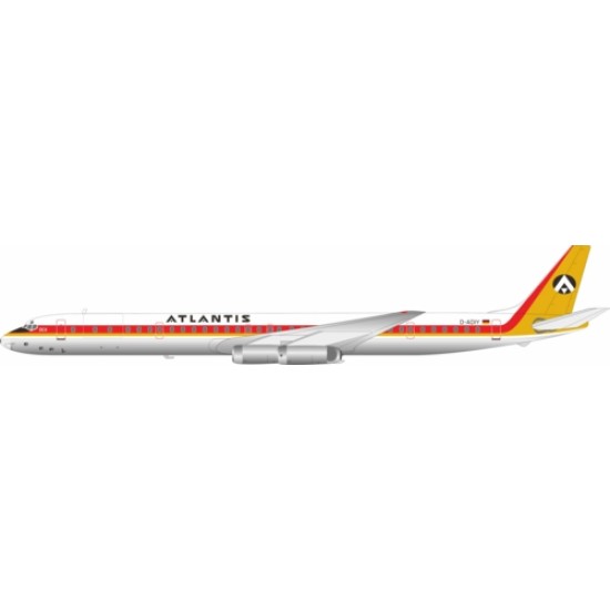 1/200 ATLANTIS MCDONNELL DOUGLAS DC-8-63CF D-ADIY WITH STAND IF8630825 1/200 ATLANTIS MCDONNELL DOUGLAS DC-8-63CF D-ADIY WITH STAND IF8630825