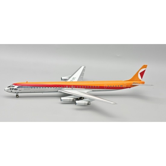 1/200 CP AIR MCDONNELL DOUGLAS DC-8-63PF CF-CPL POLISHED WITH STAND 1/200 CP AIR MCDONNELL DOUGLAS DC-8-63PF CF-CPL POLISHED WITH STAND