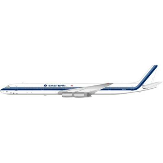 1/200 EASTERN AIR LINES DC-8-63PF N8756 WITH STAND 1/200 EASTERN AIR LINES DC-8-63PF N8756 WITH STAND
