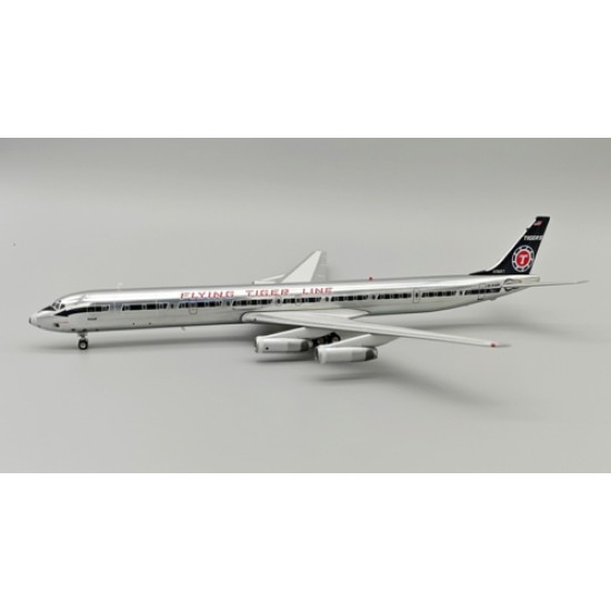 1/200 FLYING TIGERS MCDONNELL DOUGLAS DC-8-63CF N780FT WITH STAND LIMITED 70 MODELS