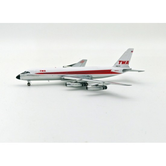 1/200 TWA CV880 N824TW POLISHED WITH STAND IF880TW0723P