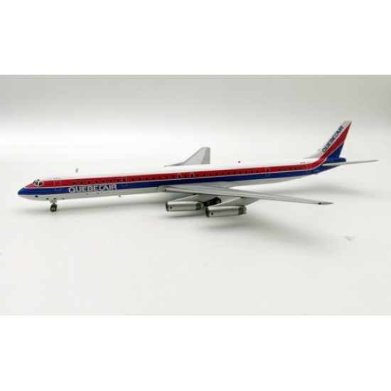 IFDC863QB1022 - 1/200 QUEBECAIR MCDONNELL DOUGLAS DC-8-63 C-GQBA WITH STAND