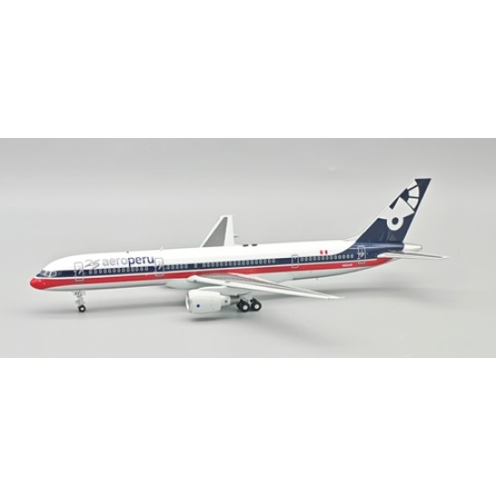 1/200 AEROPERU BOEING 757-23A N53AW (25 YEARS LIVERY) WITH STAND (EL AVIADOR MODELS)