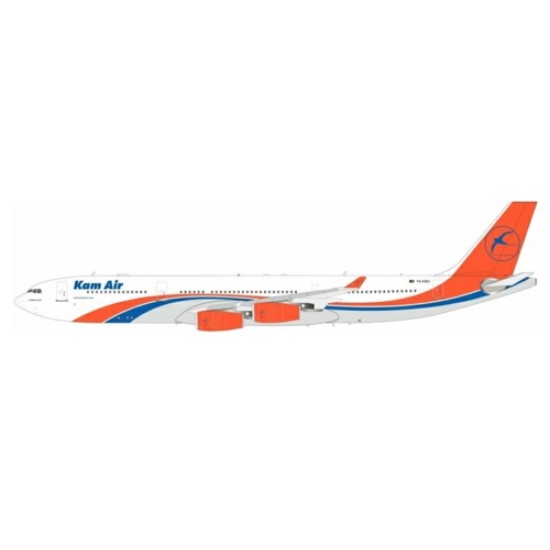 1/200 KAM AIR AIRBUS A340-313 YA-KMU WITH STAND