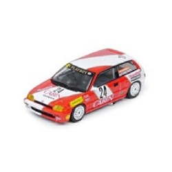 1/64 1988 HONDA CIVIC SI E-AT CABIN 24 TOMOHIKO TSUTSUMI 2ND 1600CC CLASS MACAU GUIA RACE, RED/WHITE