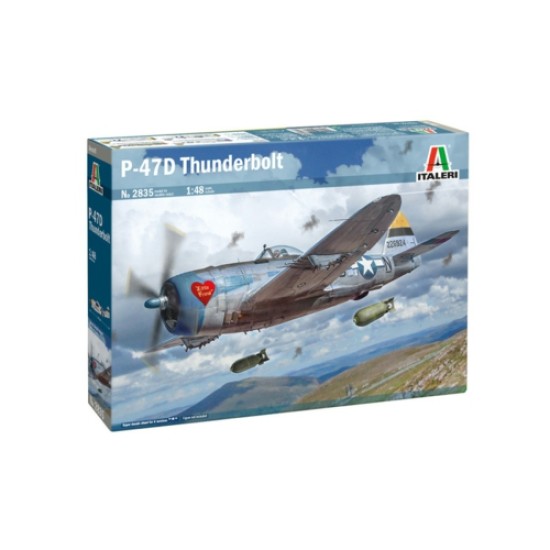 1/48 P-47D THUNDERBOLT (E.T.O.) (PLASTIC KIT)