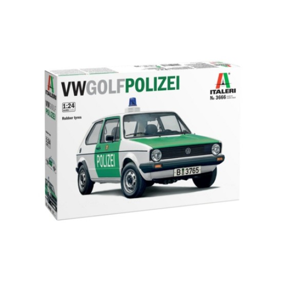1/24 VW GOLF POLIZEI (PLASTIC KIT) 3666