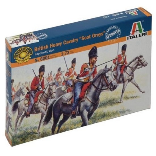 1/72 BRITISH HEAVY CAVALRY SCOT GREYS (PLASTIC KIT)