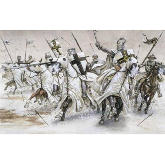 1/72 TEUTONIC KNIGHTS (PLASTIC KIT) 6019