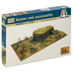 1/72 WWII BUNKER AND ACCESSORIES (PLASTIC KIT)