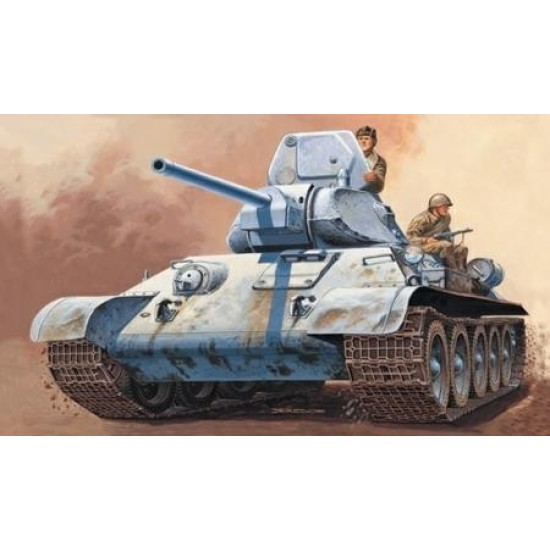 1/72 T34/76 RUSSIAN TANK (PLASTIC KIT)