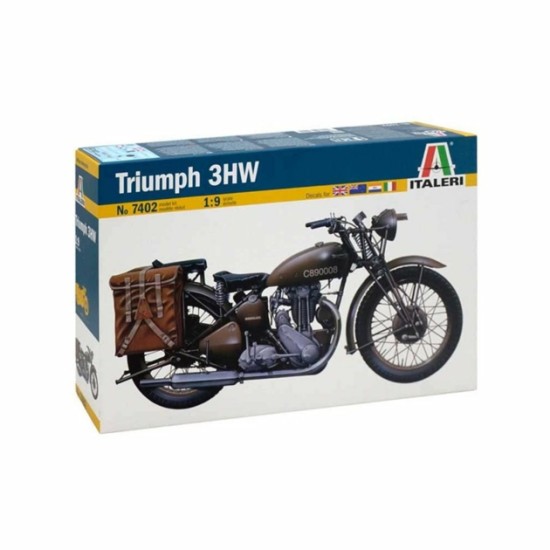 1/9 TRIUMPH MILITARY 3HW SOLO PLASTIC KIT 7402
