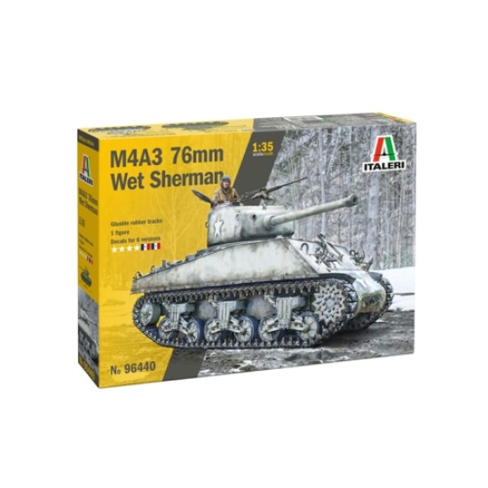 1/35 SHERMAN M4A3 WET (PLASTIC KIT) 1/35 SHERMAN M4A3 WET (PLASTIC KIT)