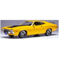 IX18CMC186 - 1/18 FORD GRAN TORINO SPORT 1972 YELLOW METALLIC IX18CMC186 - 1/18 FORD GRAN TORINO SPORT 1972 YELLOW METALLIC