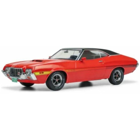 IX18CMC263 - 1/18 FORD GRAN TORINO SPORT RED/BLACK 1972