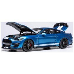 IX18RDC244-FO - 1/18 FORD MUSTANG SHELBY GT 500 BLUE/WHITE 2022 IX18RDC244-FO - 1/18 FORD MUSTANG SHELBY GT 500 BLUE/WHITE 2022