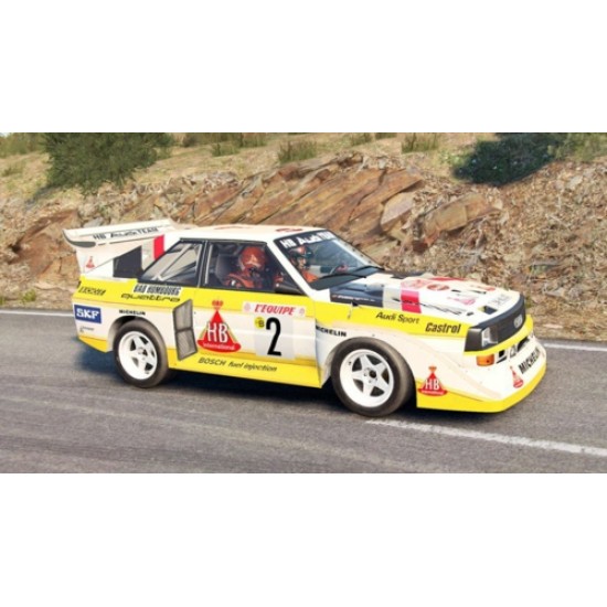 IX18RMC025A - 1/18 AUDI SPORT QUATTRO S1 E2 NO.2 4TH RALLYE MONTE CARLO 1986 ROHRL/GEISTDORFER