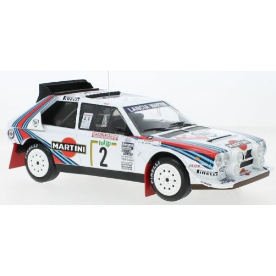 IX18RMC130A - 1/18 LANCIA DELTA S4 NO.2 RALLY SAN REMO 1986 W/EXTRA LIGHTS M.ALEN/I.KIVIMAKI