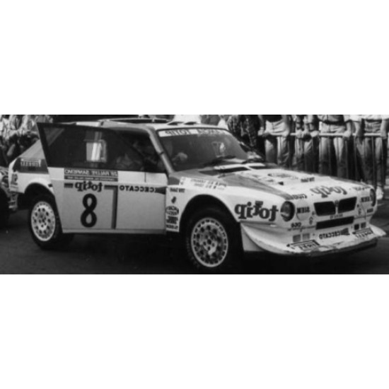 IX18RMC133 - 1/18 LANCIA DELTA S4 NO.8 RALLY SAN REMO 1986 D.CERRATO/G.CERRI IX18RMC133 - 1/18 LANCIA DELTA S4 NO.8 RALLY SAN REMO 1986 D.CERRATO/G.CERRI