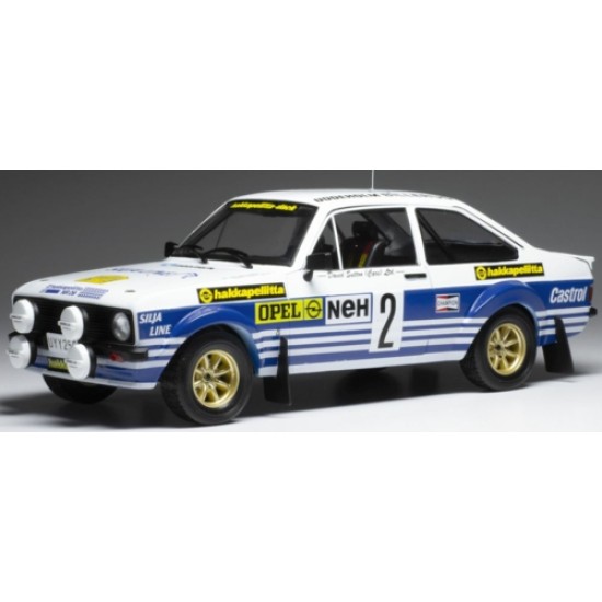 IX18RMC142 - 1/18 FORD ESCORT MK I RS 1800 NO.2 RALLY SWEDEN 1982 A.VATANEN/T.HARRYMAN