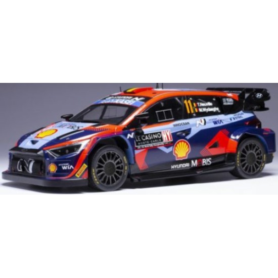 IX18RMC153A - 1/18 HYUNDAI I20 N NO.11 WRC1 RALLY MONTE CARLO 2023 T.NEUVILLE/M.WYDAEGHE