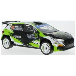 IX18RMC155A - 1/18 SKODA FABIA RALLY2 NO.23 RALLYE WM RALLY MONTE CARLO 2023 O.SOLBERG/E.EDMONDSON