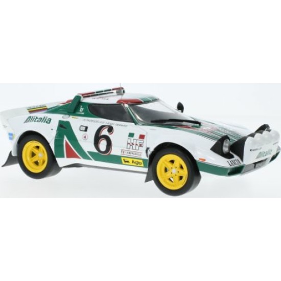 IX18RMC162B - 1/18 LANCIA STRATOS HF NO.6 RALLY MONTE CARLO 1985 B.WALDEGARD/H.THORSZELIUS