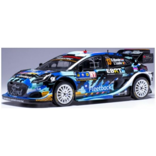 IX18RMC188 - 1/18 FORD PUMA RALLY 1 NO.13 WRC CENTRAL EUROPEAN RALLY 2023 G.MUNSTER/L.LOUKA