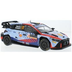 IX18RMC194 - 1/18 HYUNDAI I20 N RALLY1 NO.11 WRC RALLY MONTE CARLO 2024 NEUVILLE/WYDAEGHE IX18RMC194 - 1/18 HYUNDAI I20 N RALLY1 NO.11 WRC RALLY MONTE CARLO 2024 NEUVILLE/WYDAEGHE