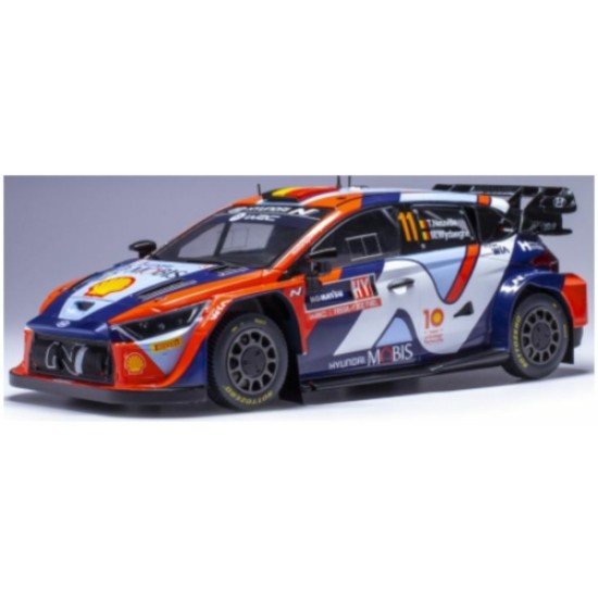 IX18RMC201 - 1/18 HYUNDAI I20 N RALLY 1 NO.11 WRC RALLYE SWEDEN T.NEUVILLE/M.WYDAEGHE