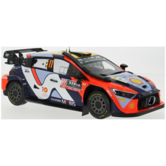 IX18RMC208 - 1/18 HYUNDAI I20 N RALLY1 WRC SAFARI RALLYE KENYA 2024 NO.11 T.NEUVILLE/M.WYDAEGHE