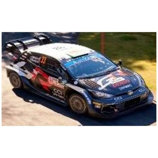 IX18RMC227 - 1/18 TOYOTA GR YARIS RALLY1 HYBRID NO.33 EVANS MARTIN 2024 RALLY JAPAN WINNER WRC1