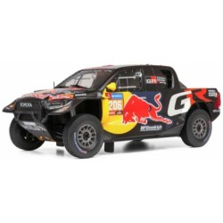 IX18RMC238A - 1/18 TOYOTA GR DKR HILUX EVO T1U RALLY DAKAR 2024 NO.206 L.MORAES/A.MONLEON