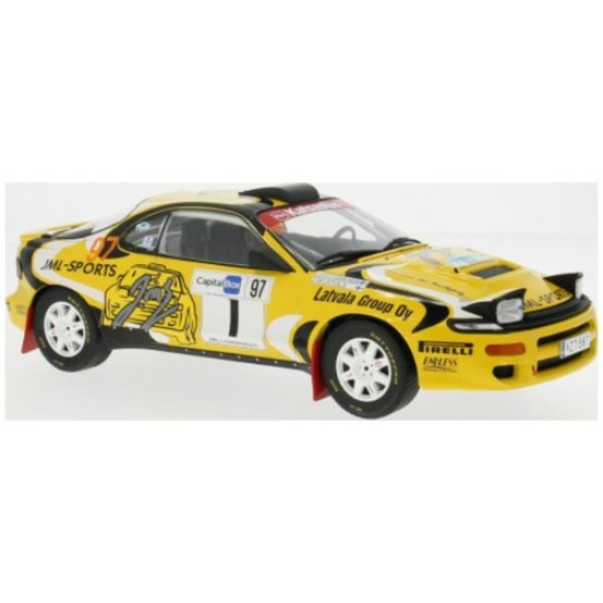 IX18RMC241 - 1/18 TOYOTA CELICA GT 4 TURBO (ST 185) RALLY ARTIC LAPLAND 2024 NO.97 LATVALLA/HANNINEN