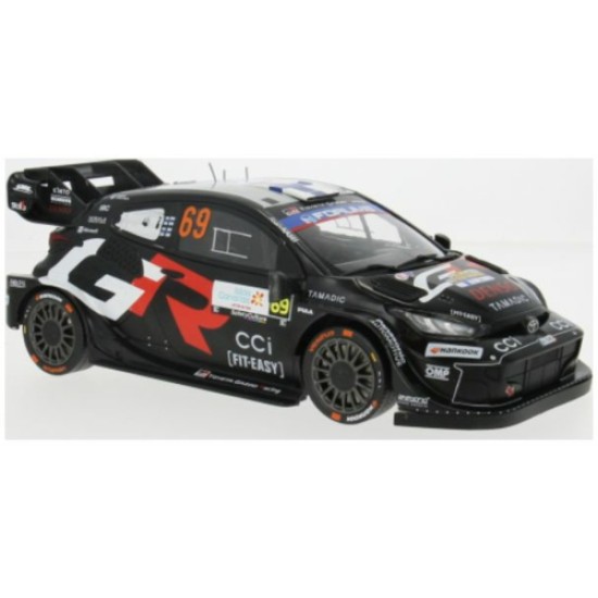 IX18RMC249A - 1/18 TOYOTA GR YARIS RALLY1 RALLY ISLAS CANARIS 2025 NO.69 ROVANPERA/HALTTUNEN
