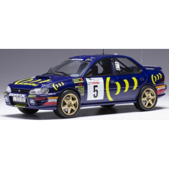 IX24RAL028A - 1/24 SUBARU IMPREZA 555 NO.5 WRX RALLYE TOUR DE CORSE 1995 C.SAINZ/L.MOYA