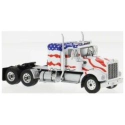 IX64TR020B - 1/64 KENWORTH W925 WHITE/USA FLAG 1970