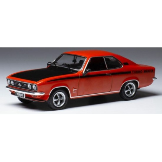 1/43 OPEL MANTA A TURBO RED/BLACK 1973