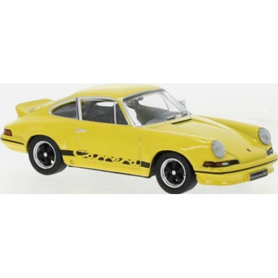 IXCLC492 - 1/43 PORSCHE 911 CARRERA RS 2.7 YELLOW 1973 BLACK MAGIC