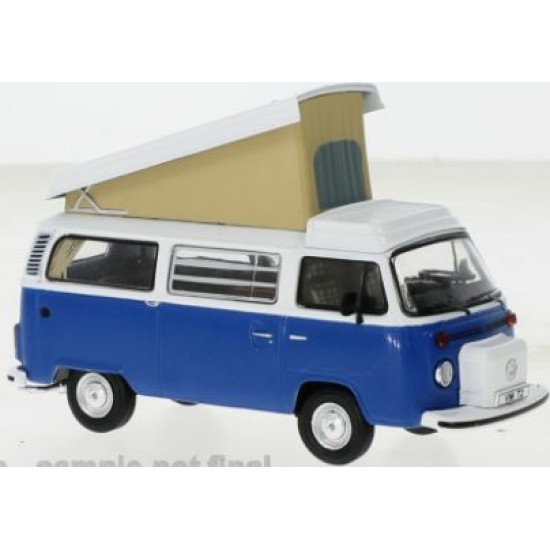 IXCLC502 - 1/43 VW T2 WESTFALIA BLUE/WHITE 1978