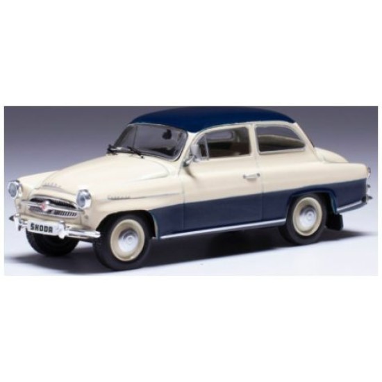 IXCLC545 - 1/43 SKODA OCTAVIA BEIGE/BLUE 1959