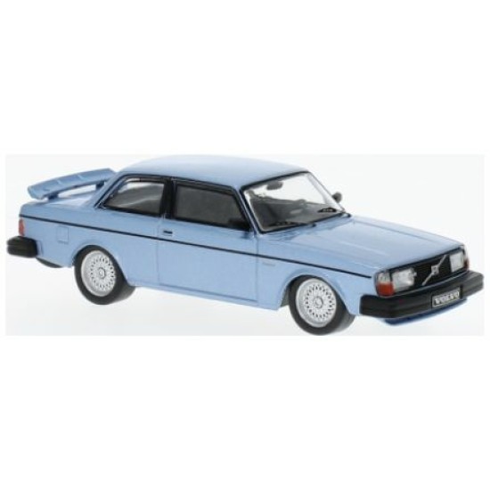 IXCLC550 - 1/43 VOLVO 240 TURBO CUSTOM METALLIC LIGHT BLUE 1980