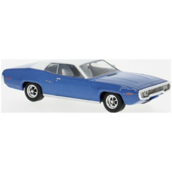 IXCLC601 - 1/43 PLYMOUTH SATELLITE SEBRING PLUS BLUE/WHITE 1971