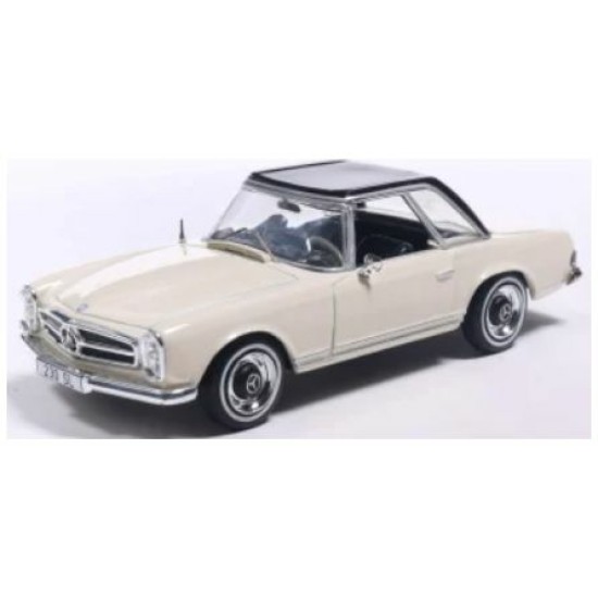 IXCLC617 - 1/43 MERCEDES 230 SL (W113) HARD TOP BEIGE BLACK 1964 IXCLC617 - 1/43 MERCEDES 230 SL (W113) HARD TOP BEIGE BLACK 1964