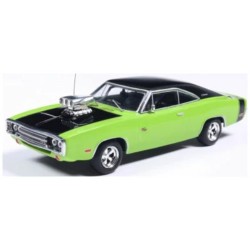 IXCLC620 - 1/43 DODGE CHARGER R/T GREEN/BLACK 1970