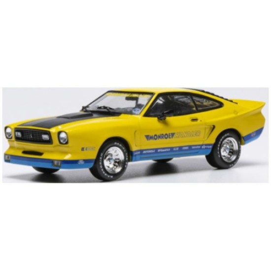 IXCLC626 - 1/43 FORD MUSTANG II MONROE HANDLER YELLOW 1978 IXCLC626 - 1/43 FORD MUSTANG II MONROE HANDLER YELLOW 1978