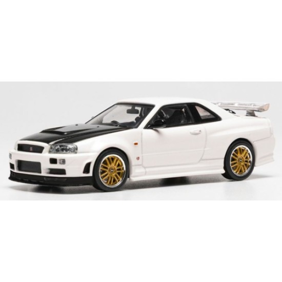 IXCLC633 - 1/43 NISSAN SKYLINE GT-R (R34) WHITE 2002