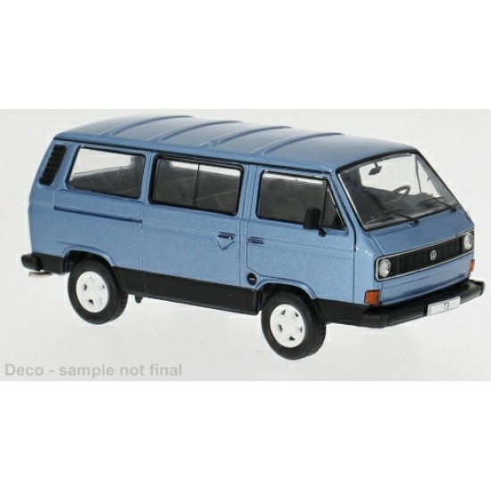 IXCLC652 - 1/43 VW T3 CARAVELLE CARAT BLUE 1986 IXCLC652 - 1/43 VW T3 CARAVELLE CARAT BLUE 1986
