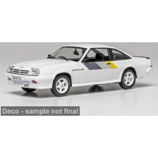 IXCLC655 - 1/43 OPEL MANTA B GSI WHITE 1984 IXCLC655 - 1/43 OPEL MANTA B GSI WHITE 1984