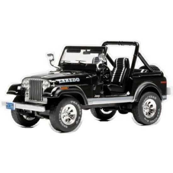 IXCLC656 - 1/43 JEEP CJ-7 LAREDO BLACK 1980 IXCLC656 - 1/43 JEEP CJ-7 LAREDO BLACK 1980